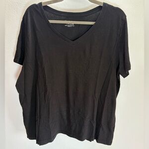 Time And Tru Black V-Neck T-shirt XXXL (22)